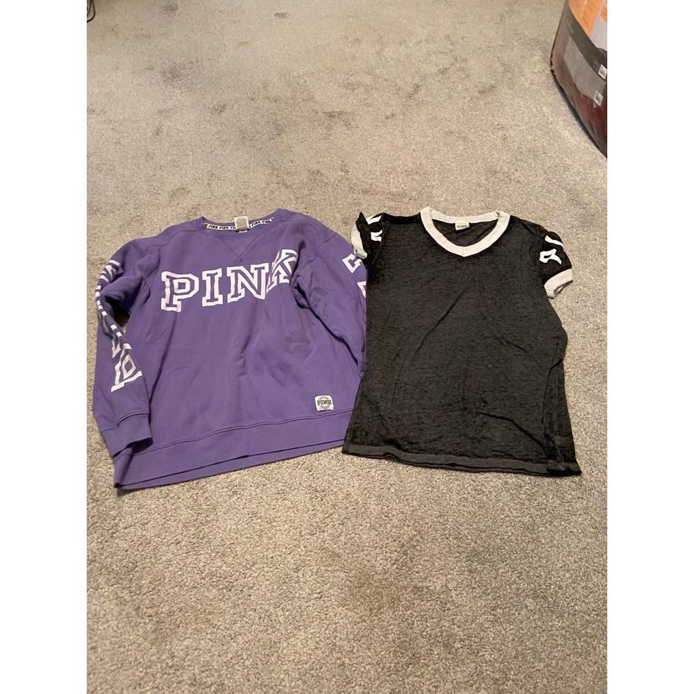PINK SMALL bundle sweatshirt and tshirt‎
